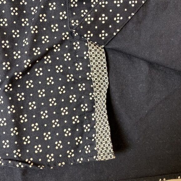 Ted Baker Polarbe Navy Dot Print Woven Cotton Short Sleeve Shirt Size 1 & Small - Picture 5 of 11